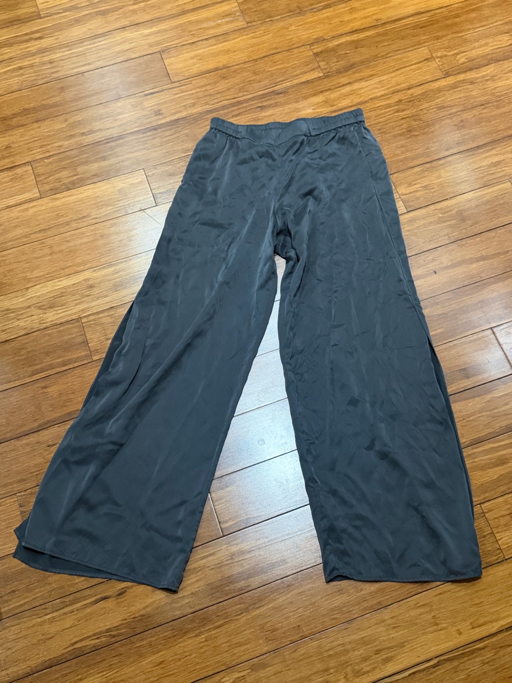 NWOT Lunya gray Wide-Leg Pijama lounge Pants XS